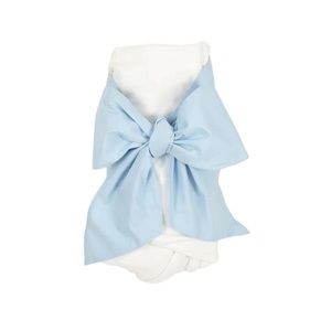 BRAND NEW Beaufort Bonnet Blue Bow Swaddle